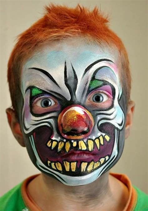 Learn more on how to paint a clown face at ... This video shows you easy step by step video instructions for how to paint a clown face for kids with face paint.